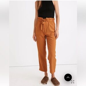 MADEWELL Dunaway Paperbag Pants